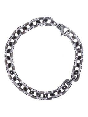 Chrome Hearts Large Paper Chn Large Chain Silver Bracelet